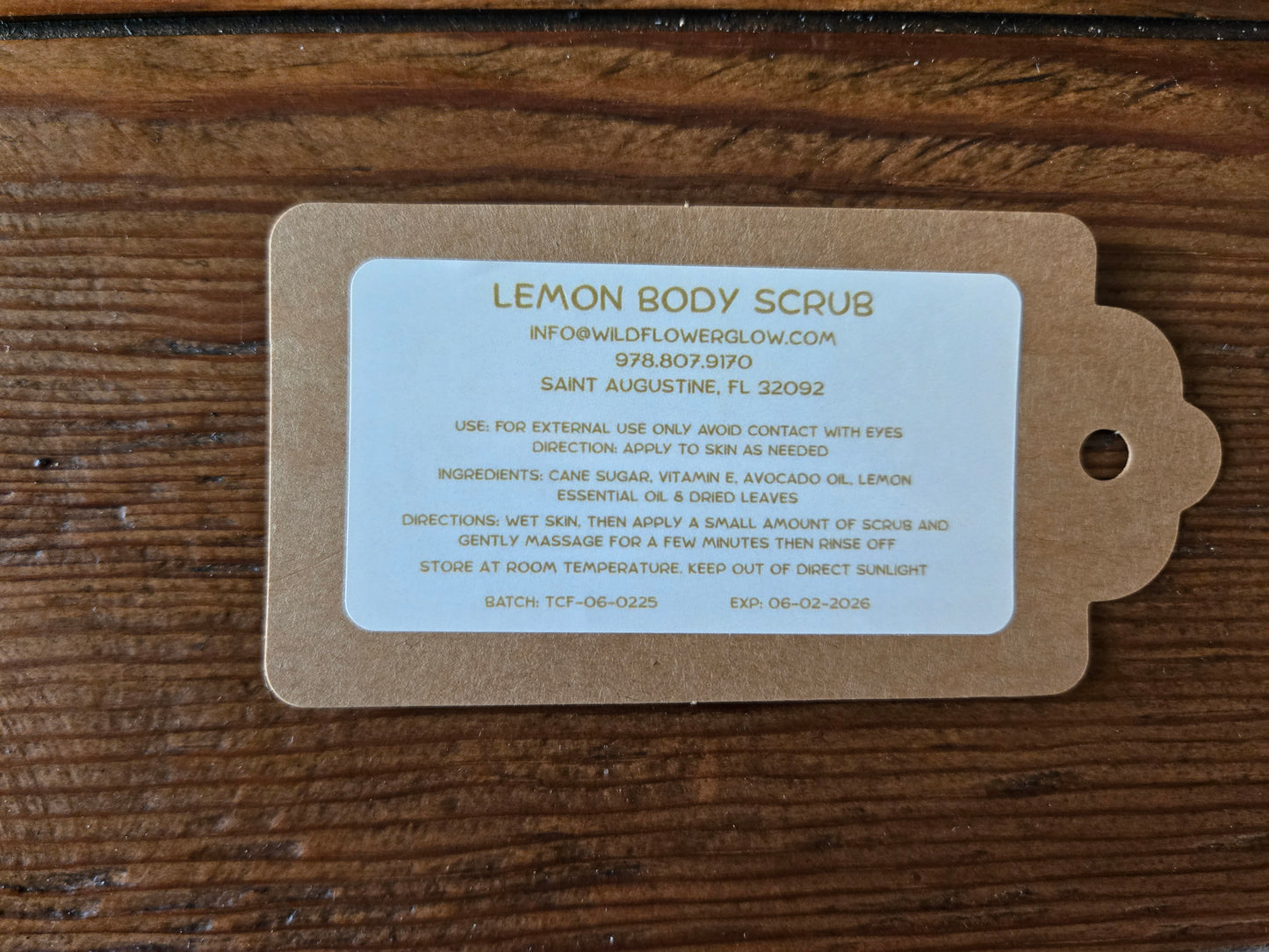 Lemon Body Scrub