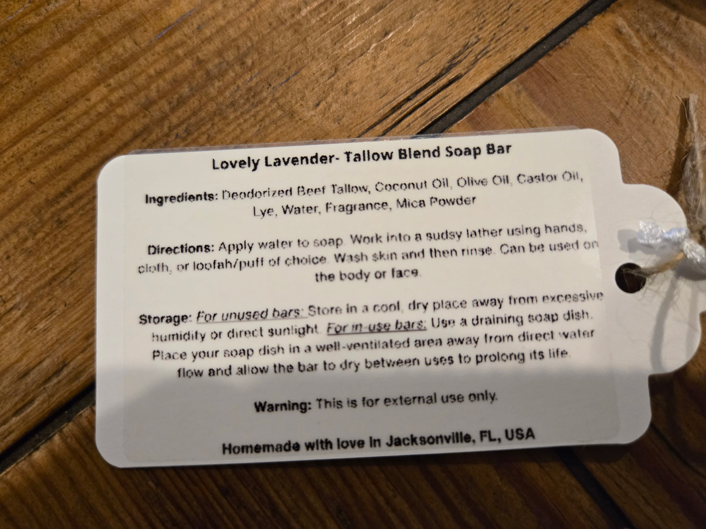 Lovely Lavendar Tallow Blend