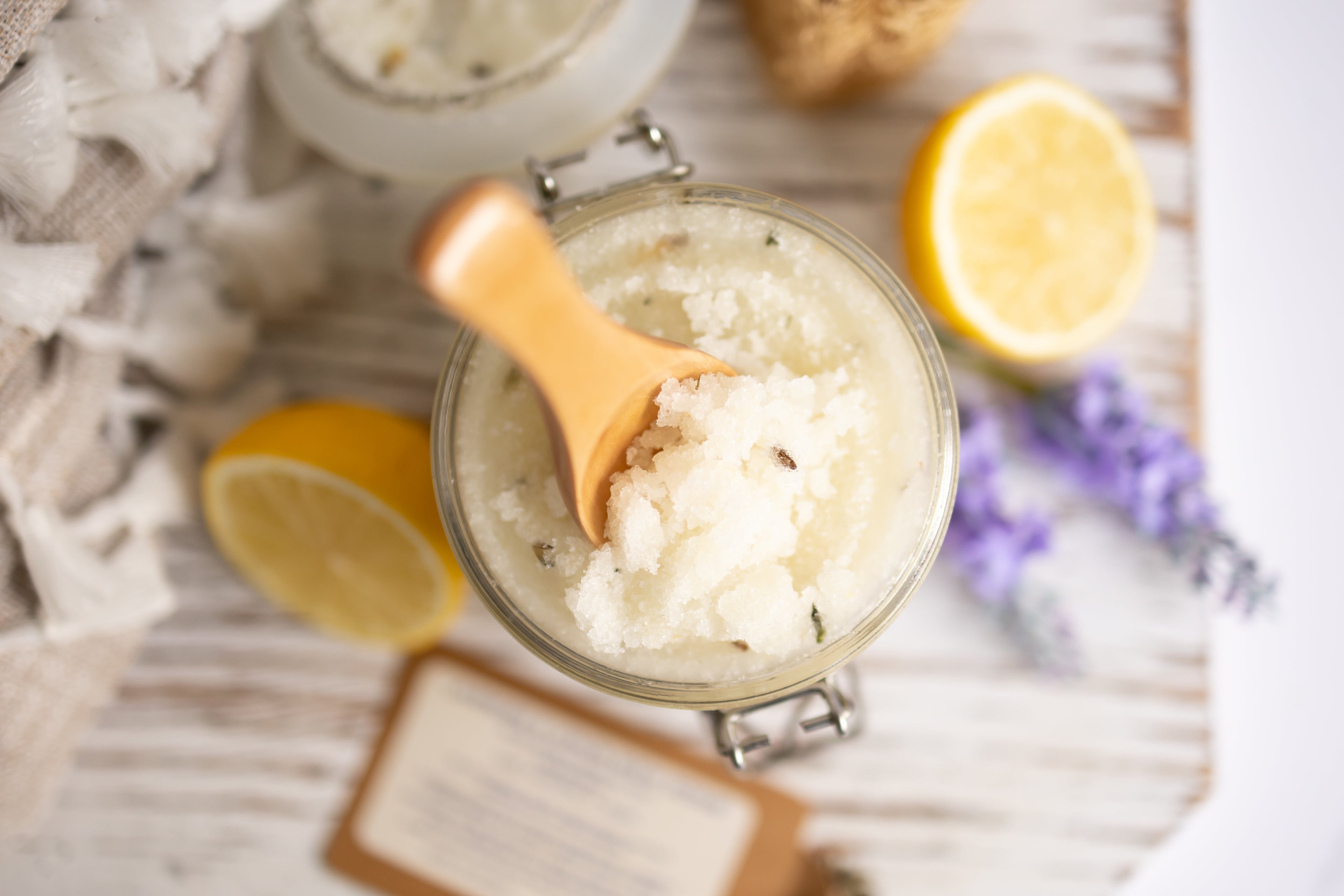 Lemon Body Scrub – Brighten & Refresh
