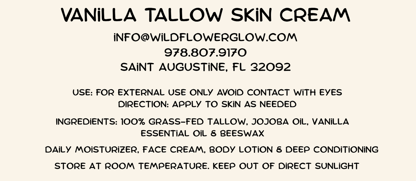 Vanilla Oil & Tallow