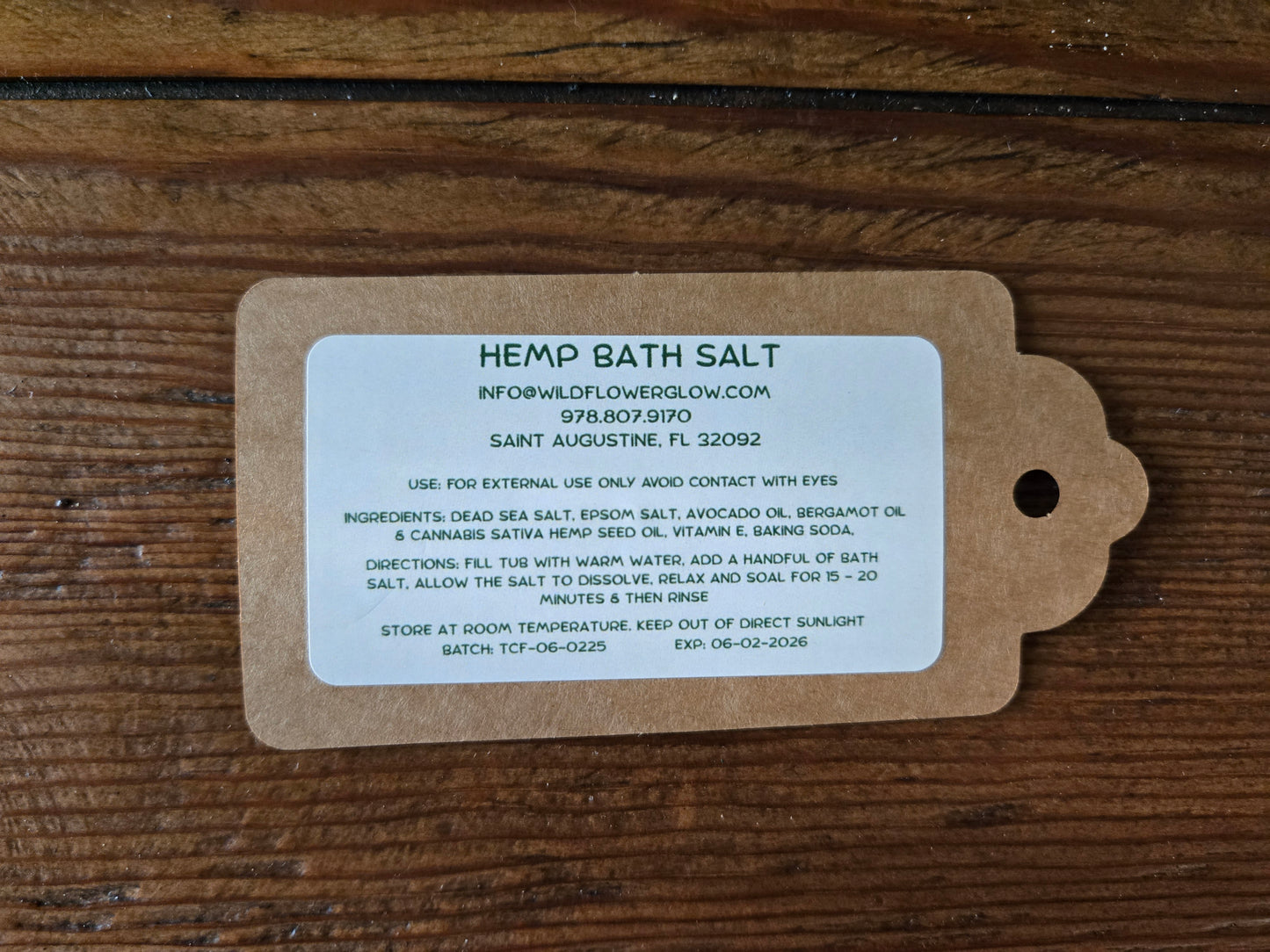Hemp Bath Salts