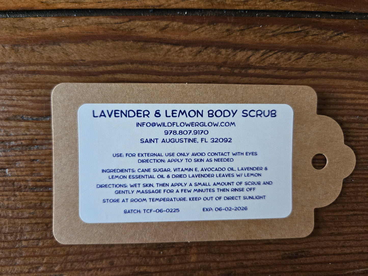 Lavender & Lemon Body Scrub