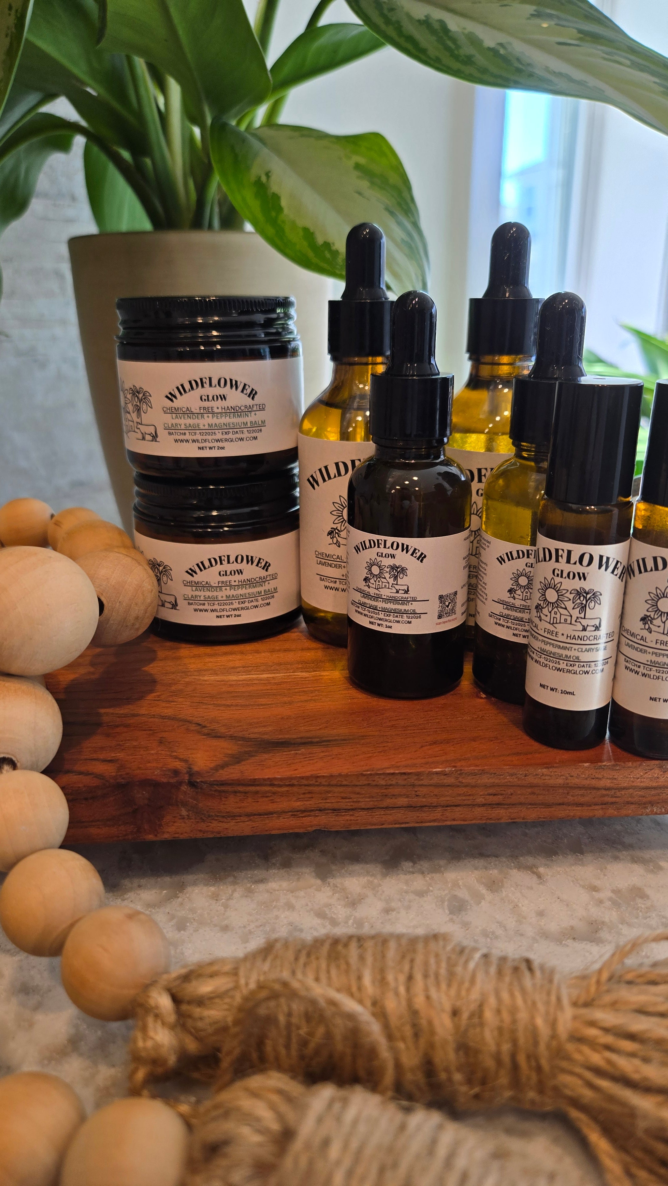 Lavender + Peppermint + Clary Sage Magnesium Oil / Balm