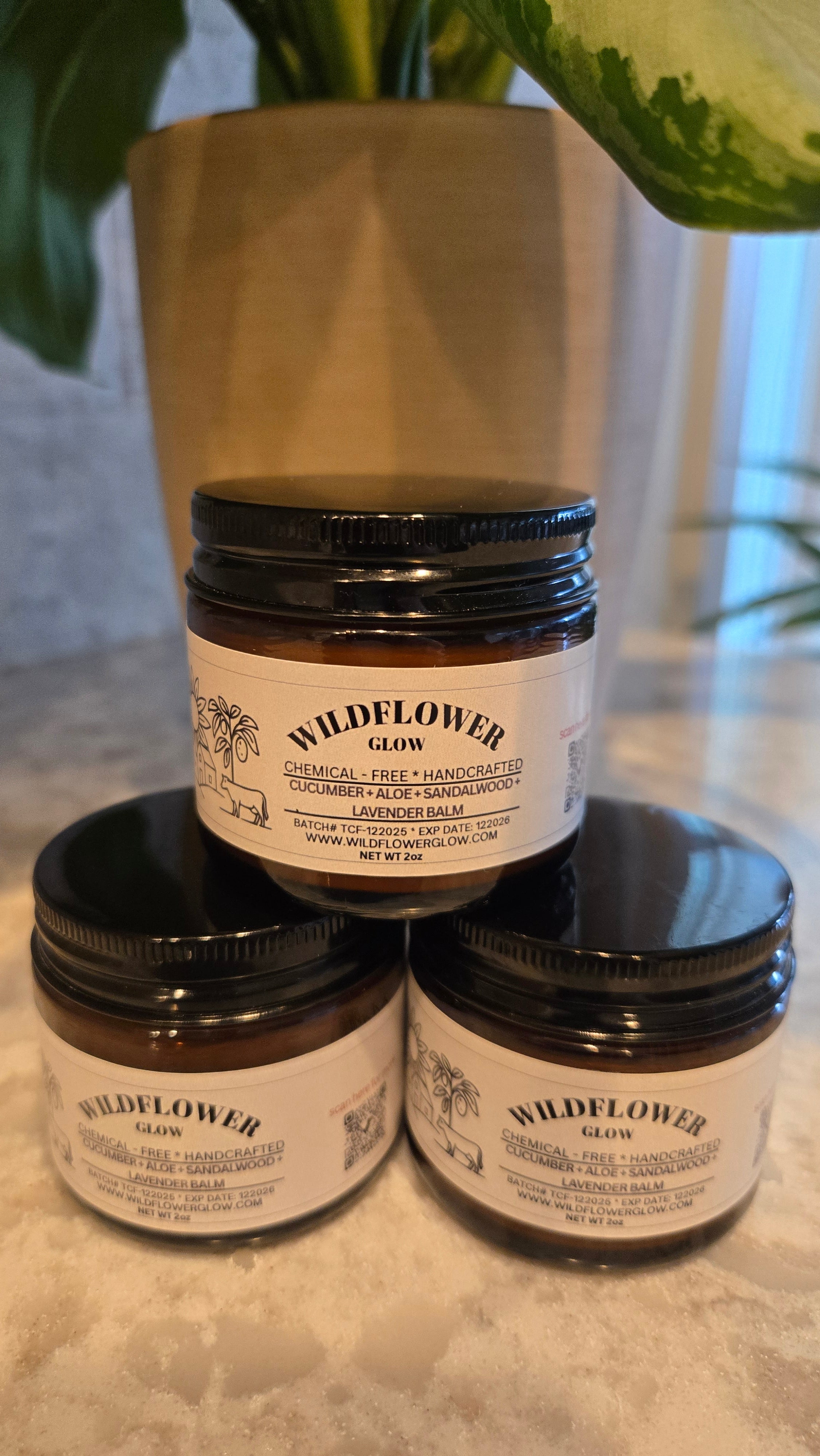 Cucumber + Aloe + Sandalwood + Lavender Balm