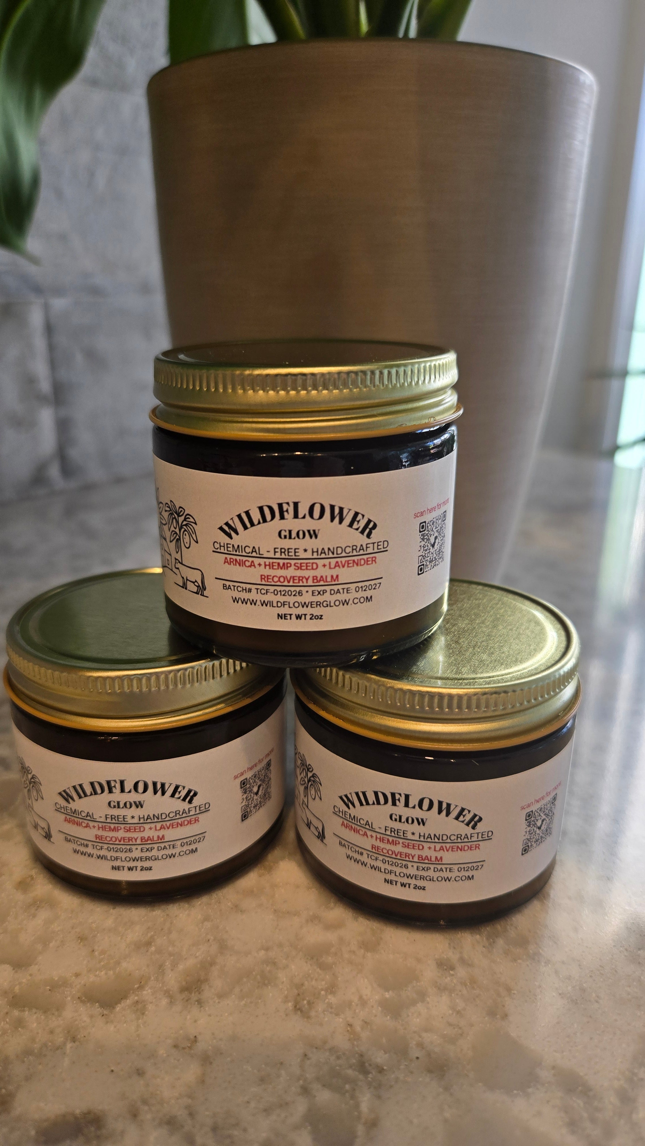 Arnica + Hemp Seed + Lavender Recovery Balm