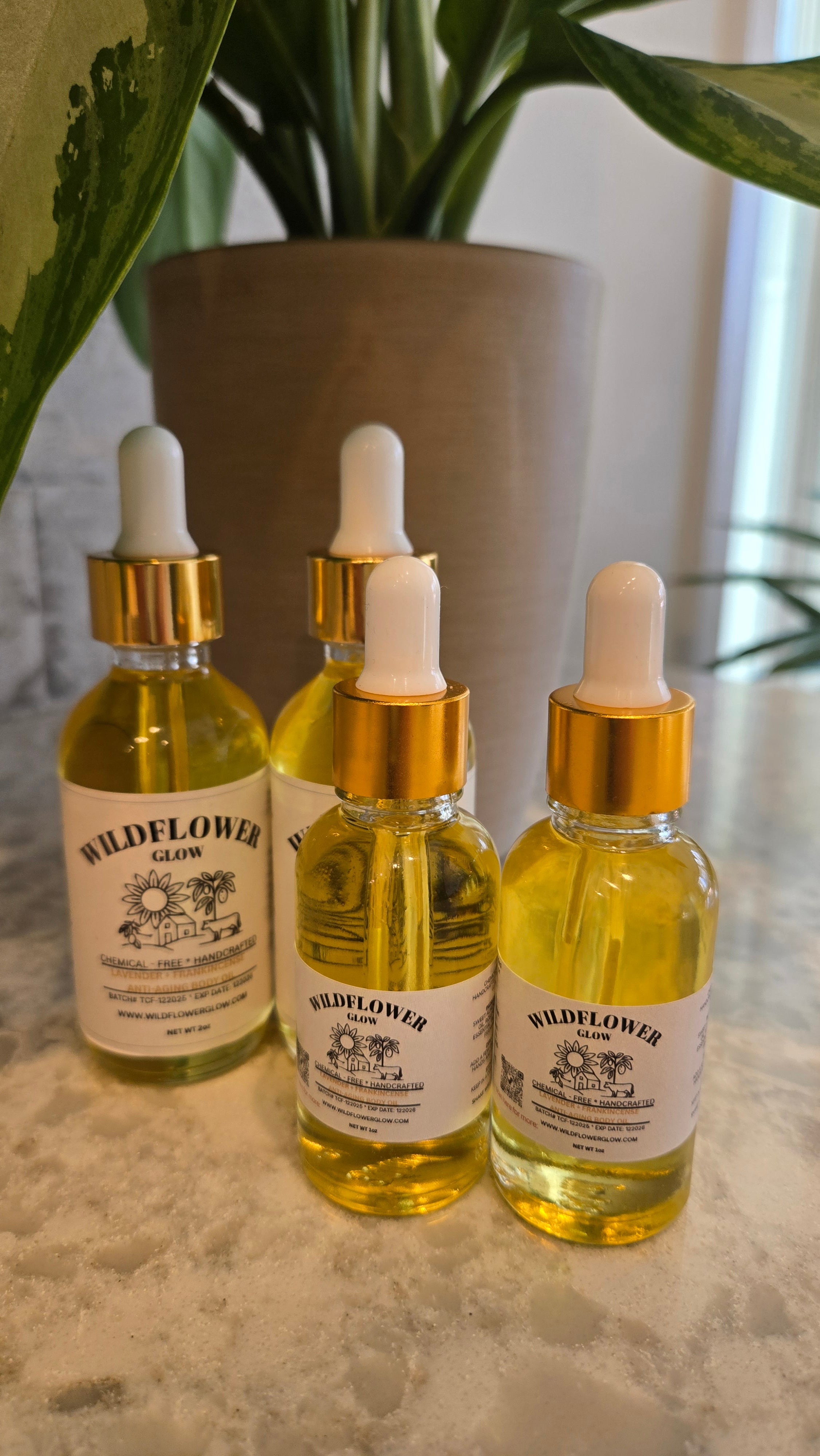 Lavender + Frankincense Ant-Aging Body Oil