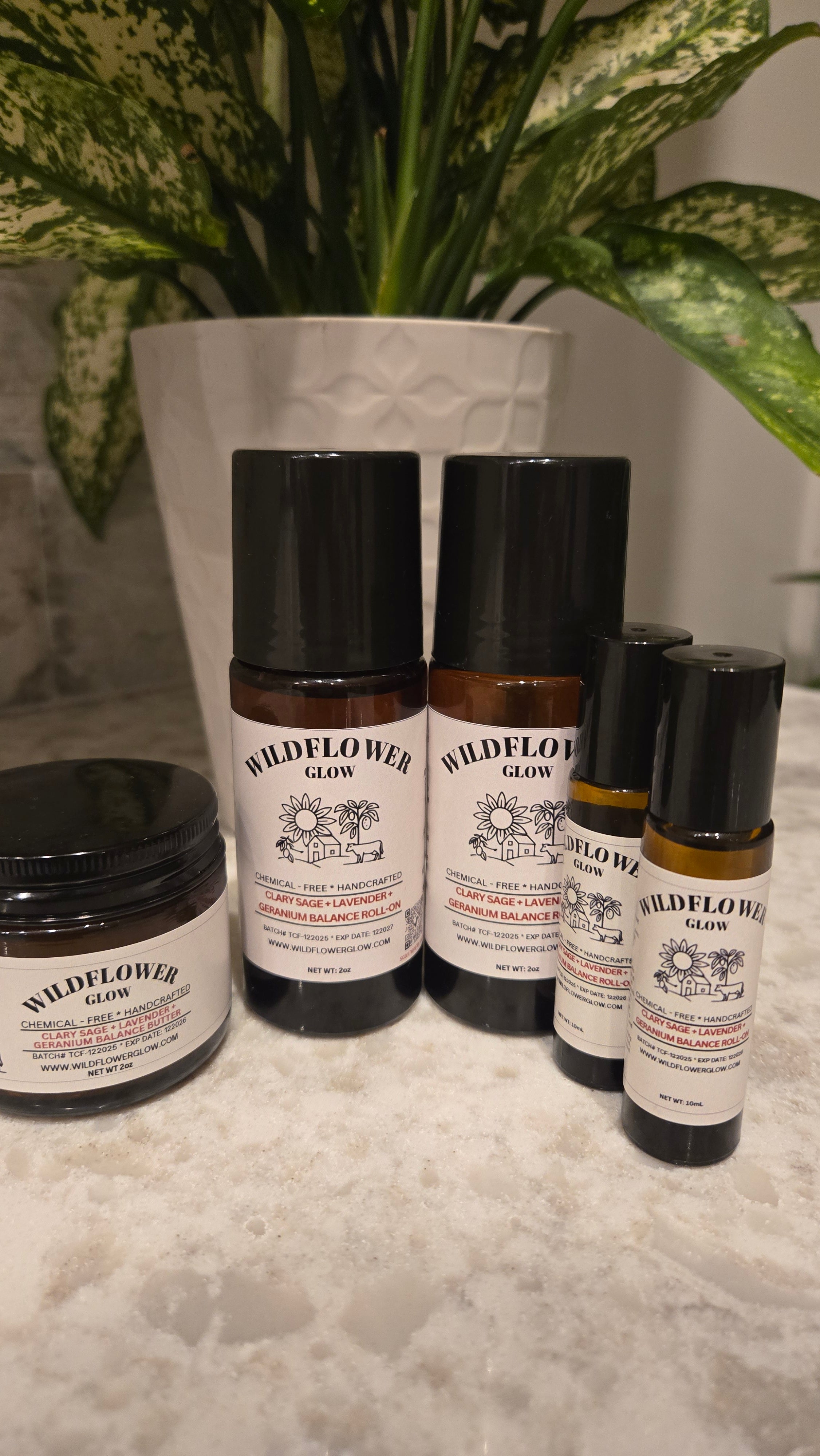 Clary Sage + Lavender + Geranium Balance Ritual