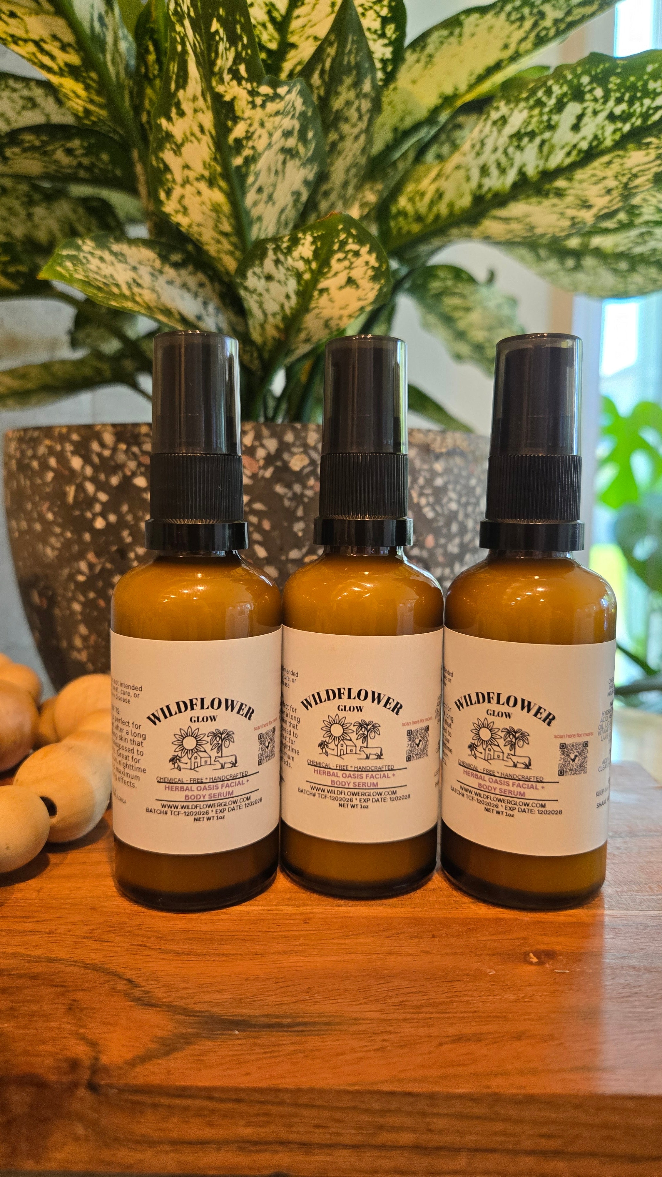 Herbal Oasis Facial + Body Serum