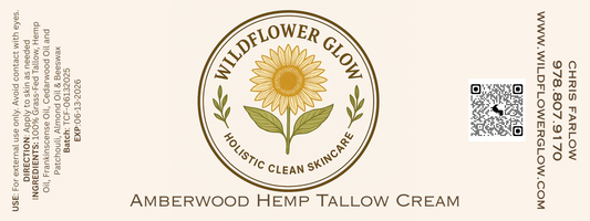 Amberwood Hemp Tallow 4 fl oz Skin Cream