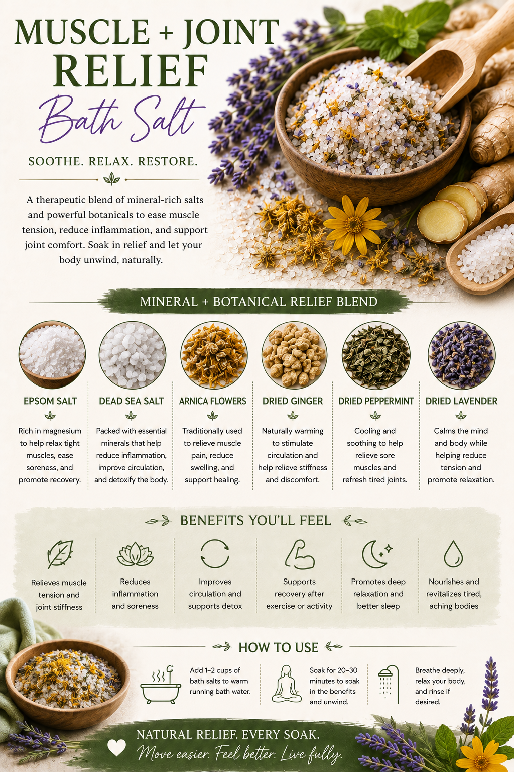 Muscle + Joint Relief Scrub / Salt
