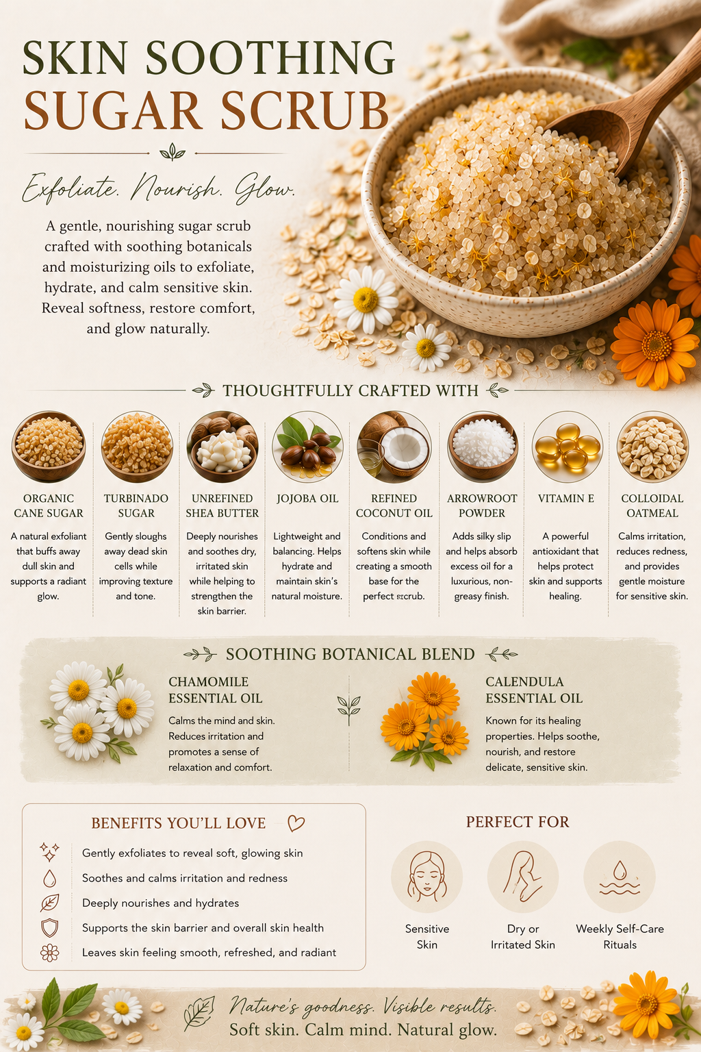 Skin Soothing  Scrub / Salt