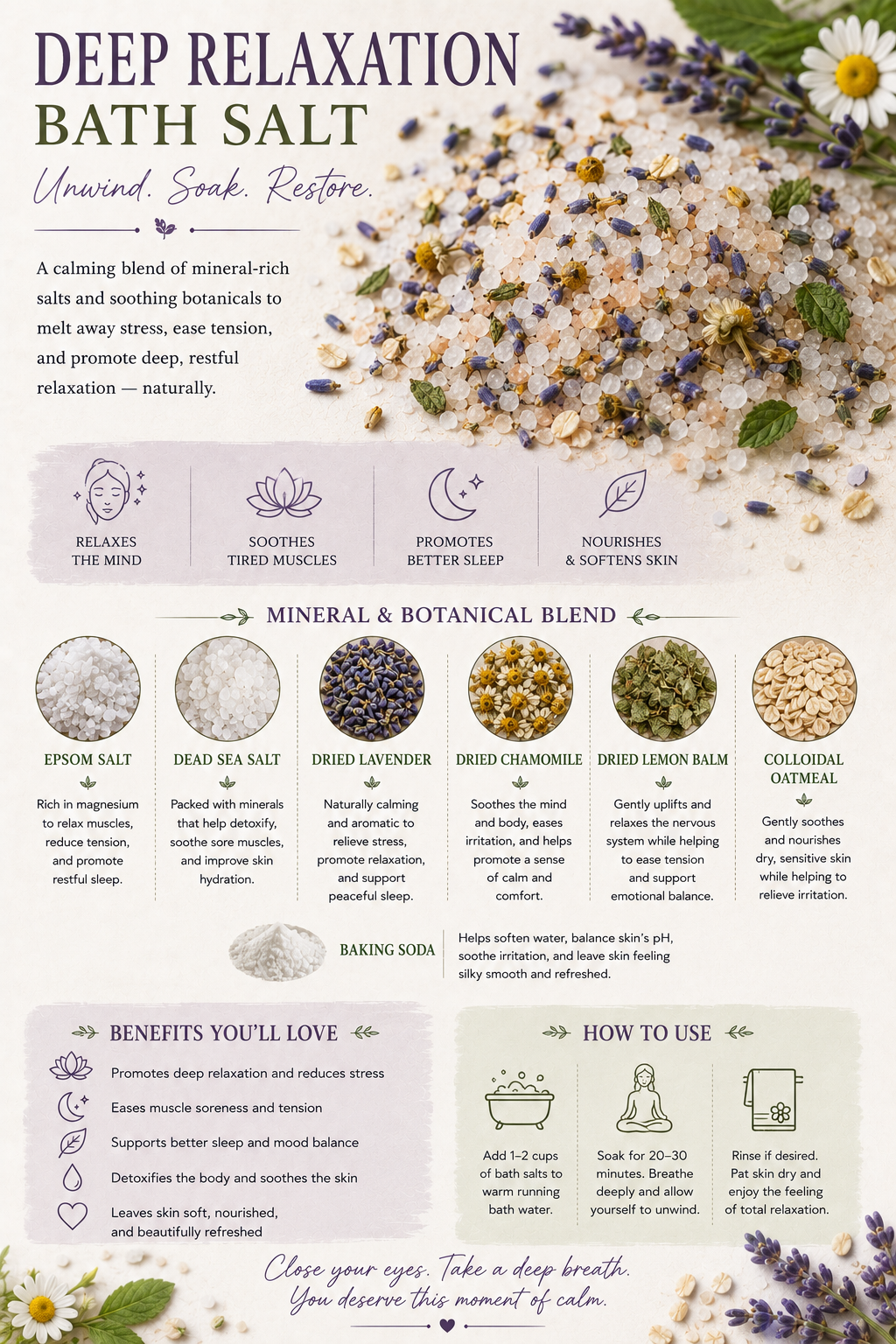 Deep Relaxation Scrub / Salt