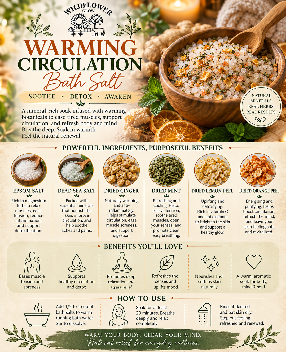 Circulation + Warmth Scrub / Salt