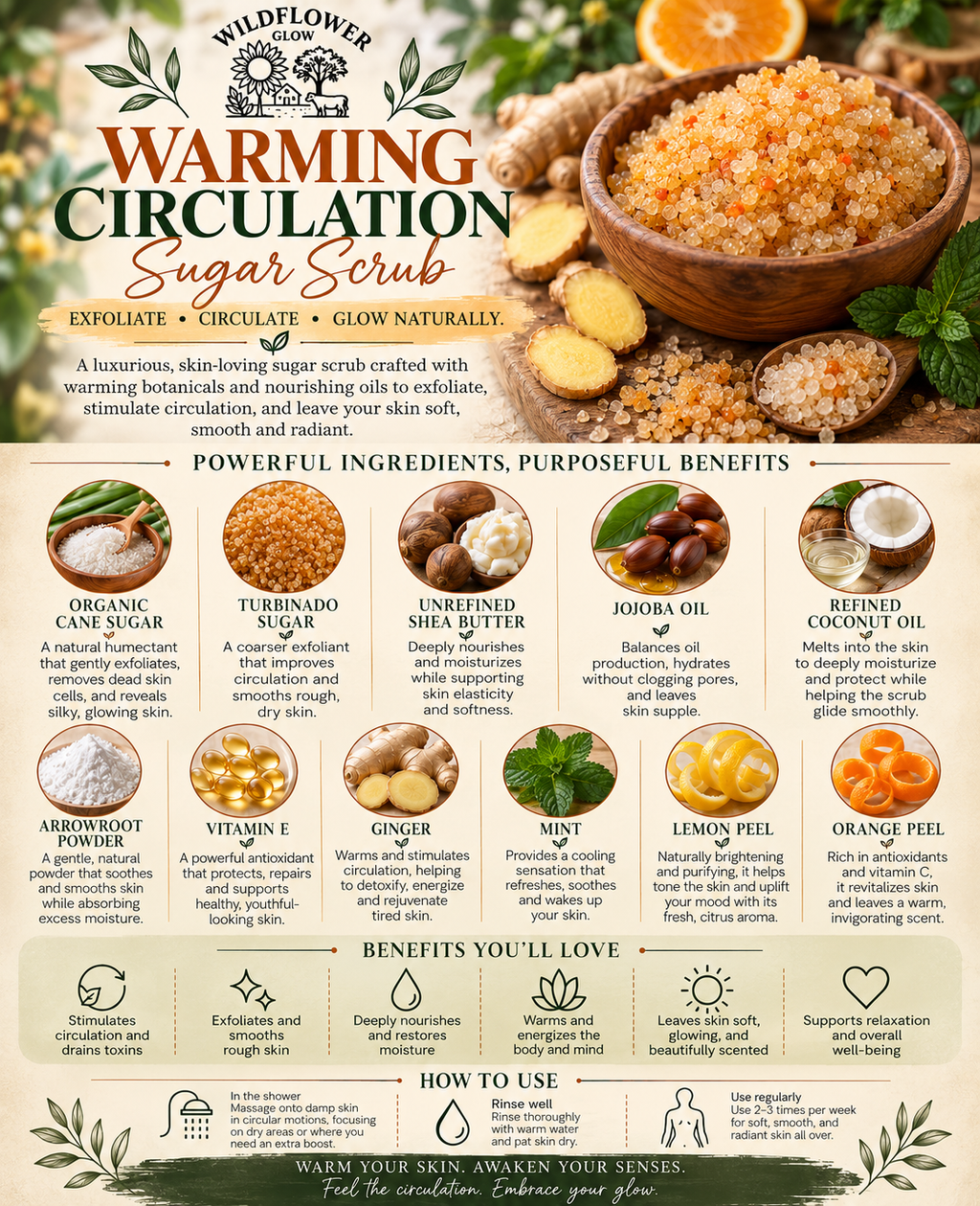 Circulation + Warmth Scrub / Salt