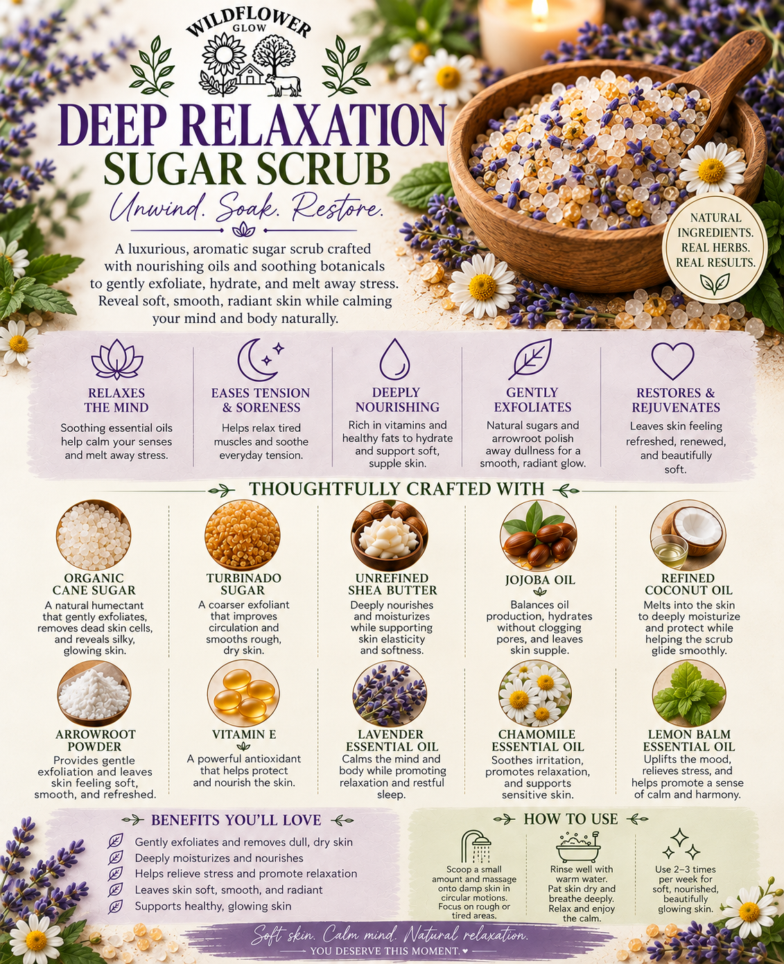 Deep Relaxation Scrub / Salt