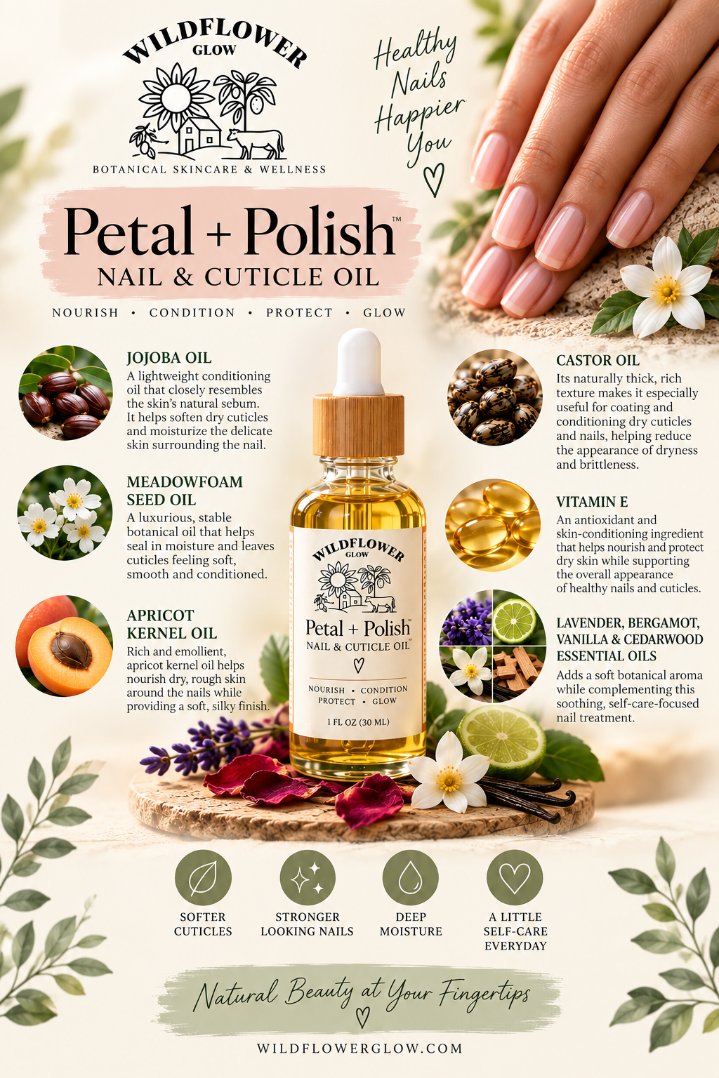 Petal + Polish Nail & Cuticle Oil