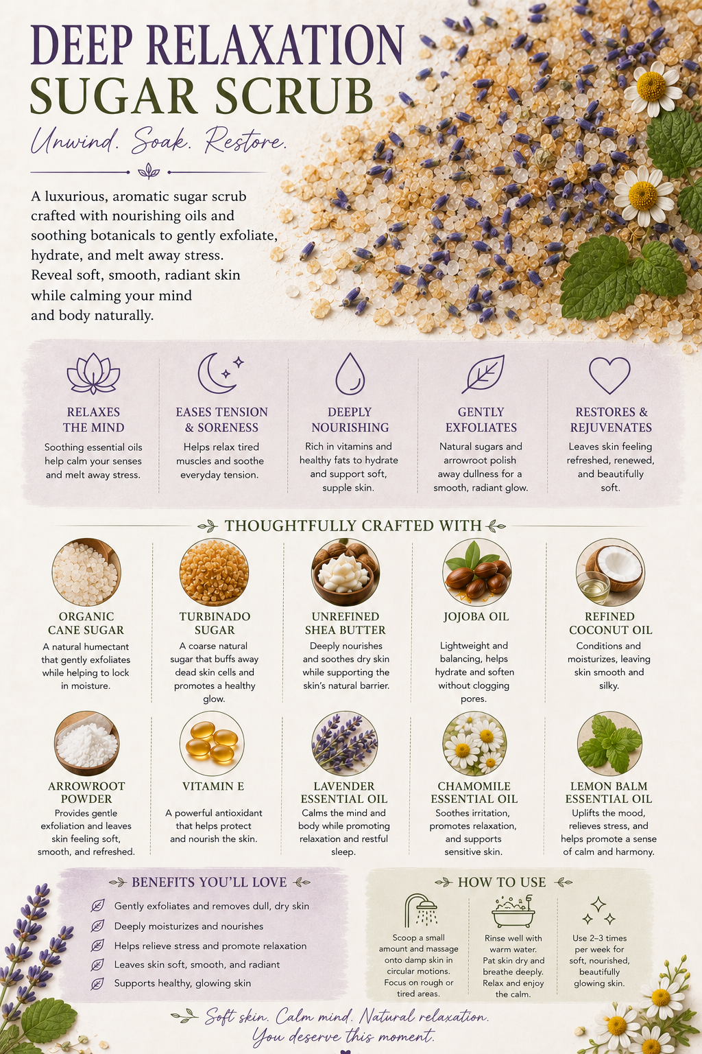 Deep Relaxation Scrub / Salt