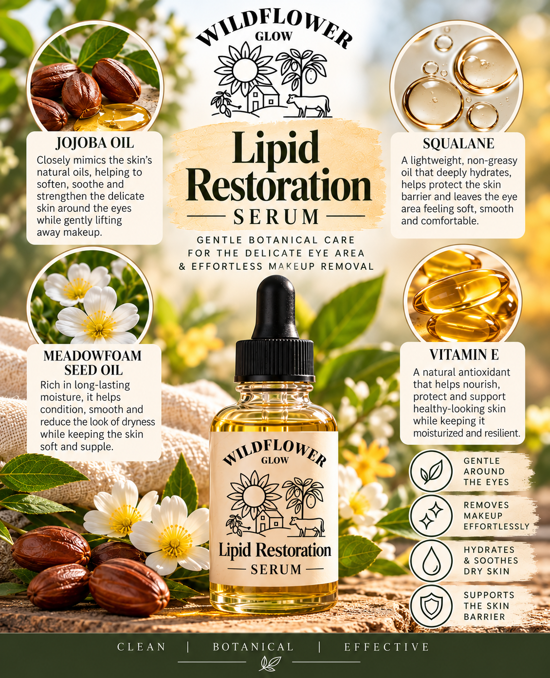 Lipid Restoration Serum | Barrier Repair & Hydration Oil
