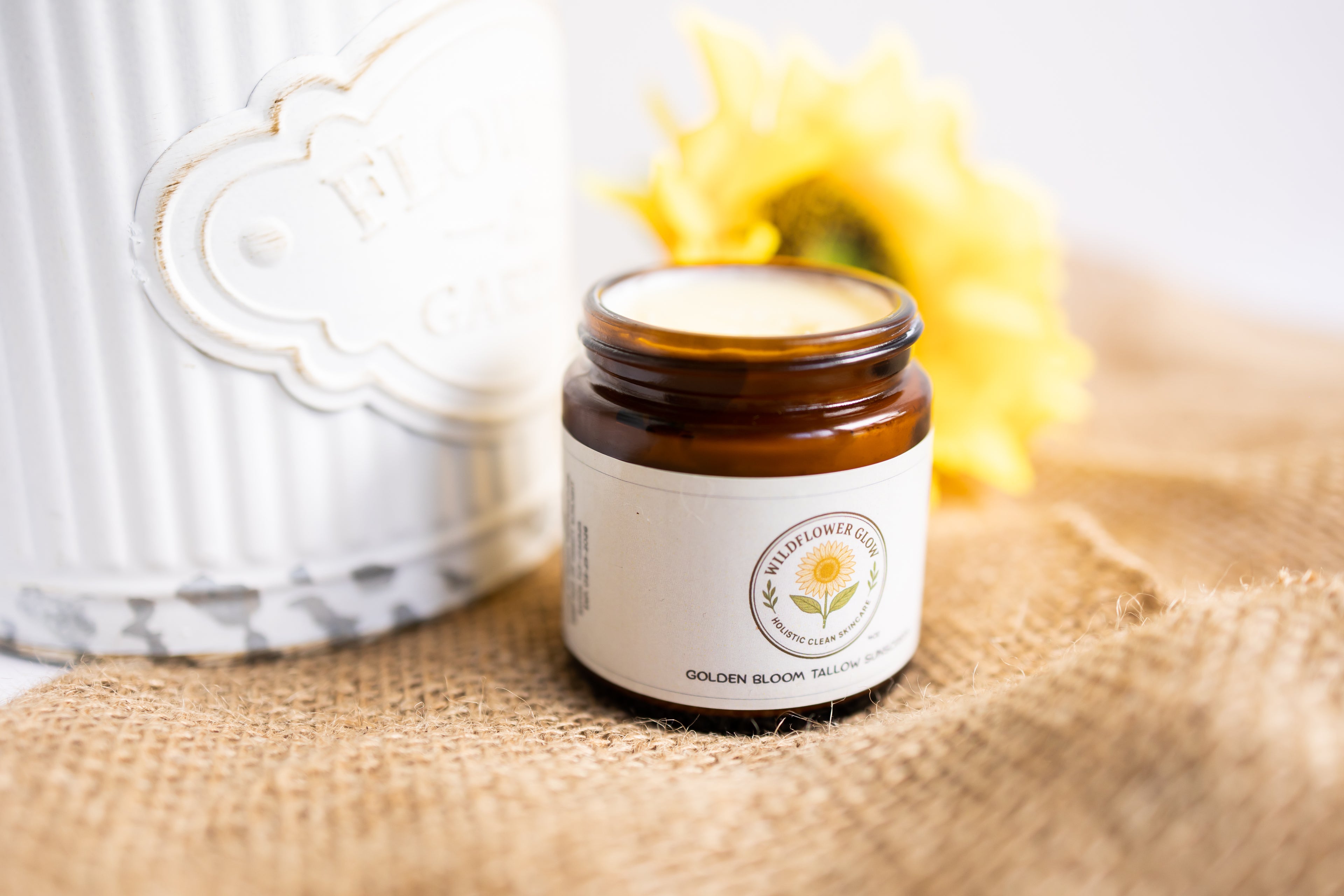 Golden Bloom All Natural Sunscreen – Nourish & Shield