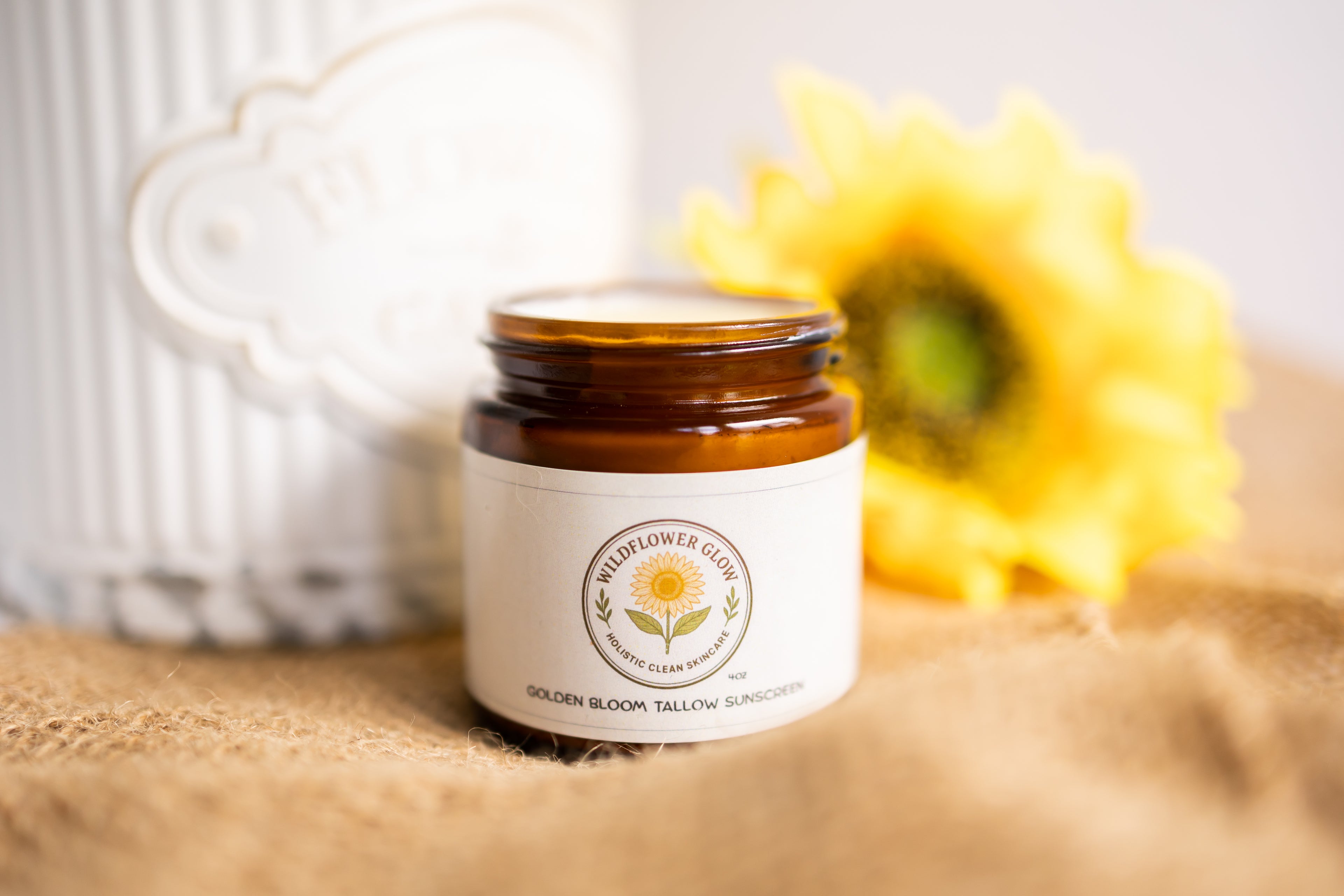 Golden Bloom All Natural Sunscreen – Nourish & Shield