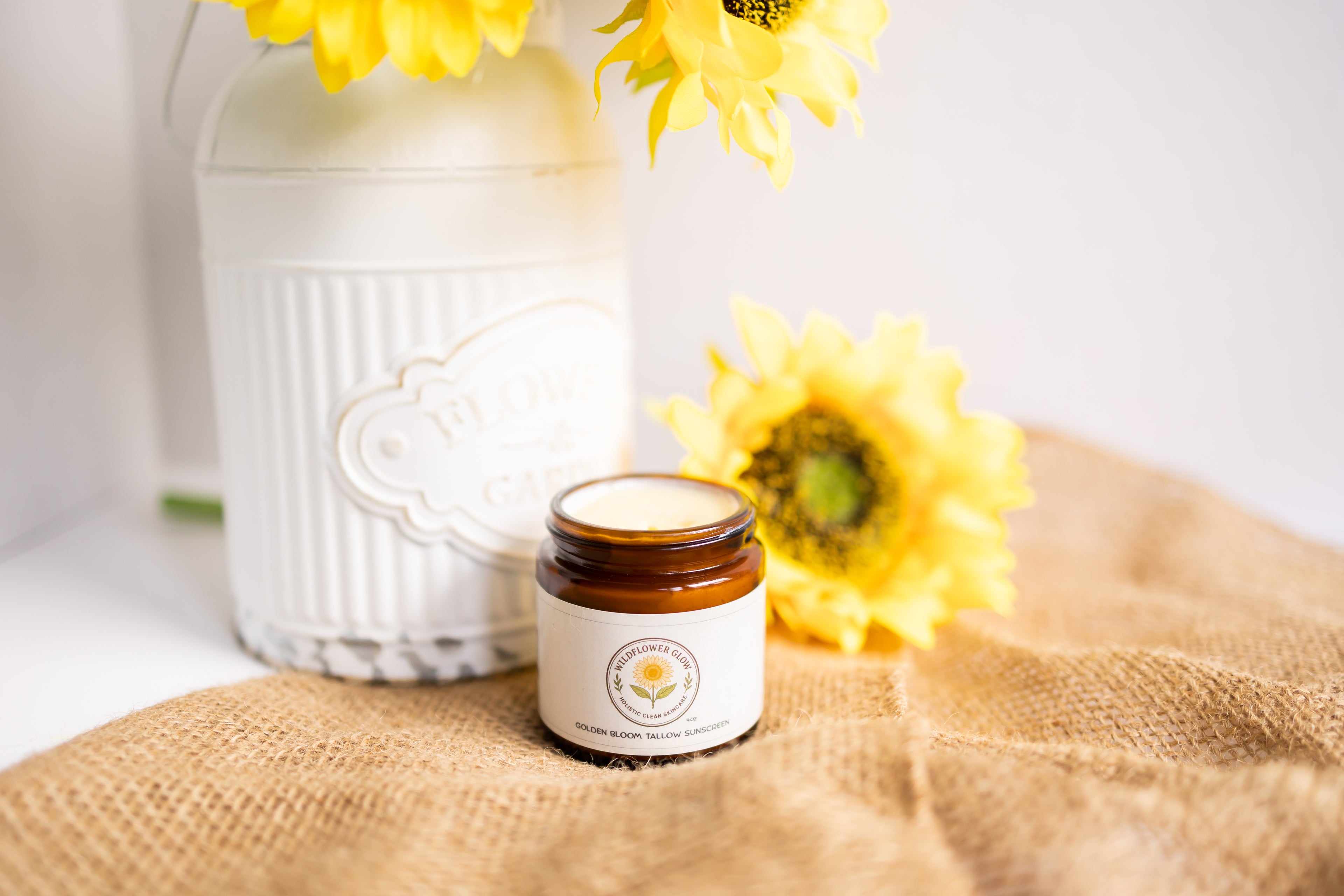 Golden Bloom All Natural Sunscreen – Nourish & Shield