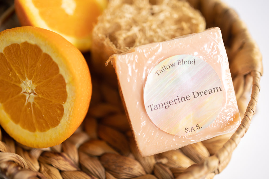 Tangerine Dream Natural Soap – Brighten & Cleanse