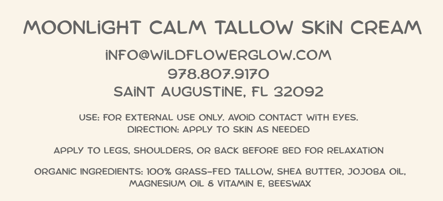 Moonlight Calm Oil & Tallow