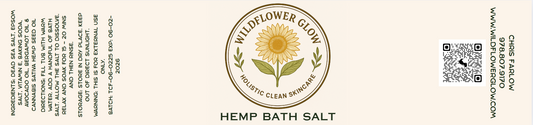 Hemp Bath Salts 8oz