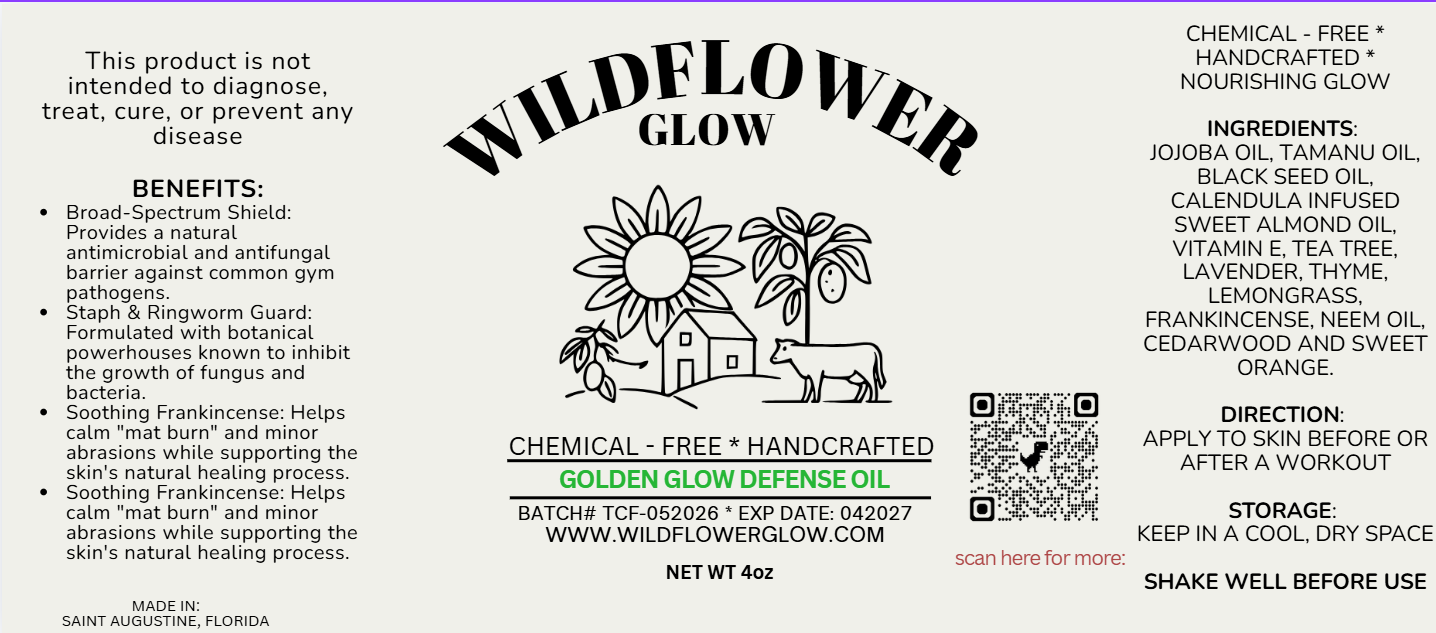Golden Glow Defense Oil