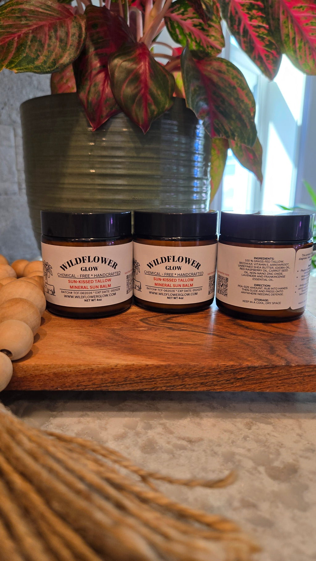 Sun-Kissed Tallow Mineral Sun Balm